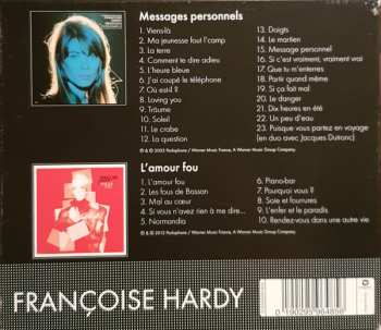 2CD/Coffret Françoise Hardy: Messages Personnels / L'amour Fou LTD