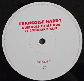 2LP Françoise Hardy: Quelques Titres Que Je Connais D'elle (Vol. 2)