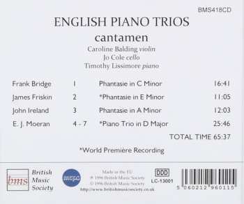 CD Frank Bridge: English Piano Trios 