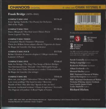 6CD/Coffret Richard Hickox: Orchestral Works: The Collector's Edition
