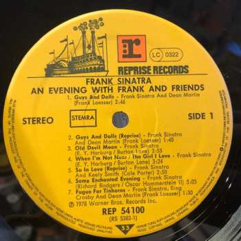 LP Frank Sinatra: An Evening With Frank And Friends