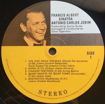 LP Frank Sinatra: Francis Albert Sinatra & Antonio Carlos Jobim