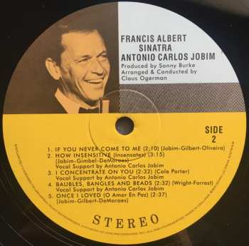 LP Frank Sinatra: Francis Albert Sinatra & Antonio Carlos Jobim