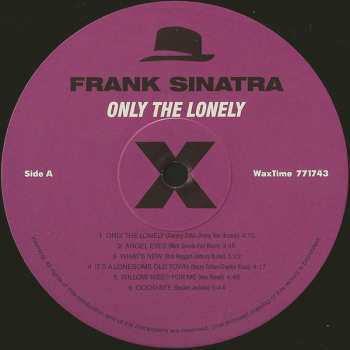 LP Frank Sinatra: Frank Sinatra Sings For Only The Lonely