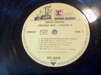 LP Frank Sinatra: Greatest Hits, Vol. II