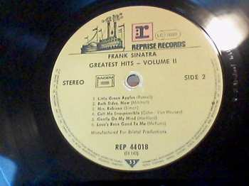 LP Frank Sinatra: Greatest Hits, Vol. II