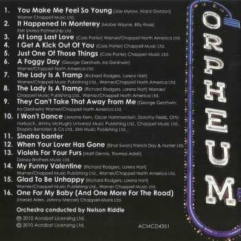CD Frank Sinatra: 'Live' At The Orpheum, Vancouver, June 8th 1957