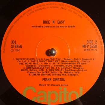 LP Frank Sinatra: Nice 'N' Easy With Sinatra