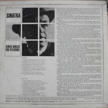 LP Frank Sinatra: Sinatra Sings Music For Pleasure