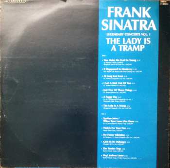LP Frank Sinatra: Legendary Concerts Vol. 1 The Lady Is A Tramp