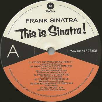 LP Frank Sinatra: This Is Sinatra! LTD