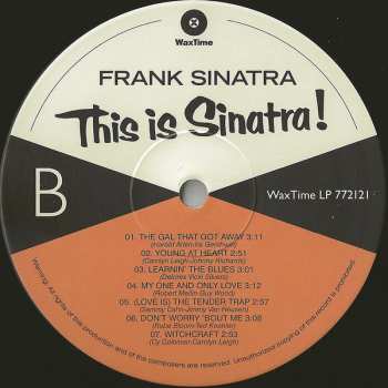 LP Frank Sinatra: This Is Sinatra! LTD