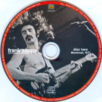 6CD/Coffret Frank Zappa: 1970s Broadcast Collection