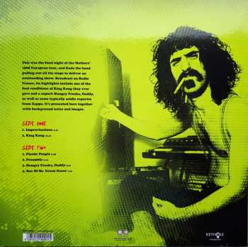 LP Frank Zappa: Live.. Paris 1968
