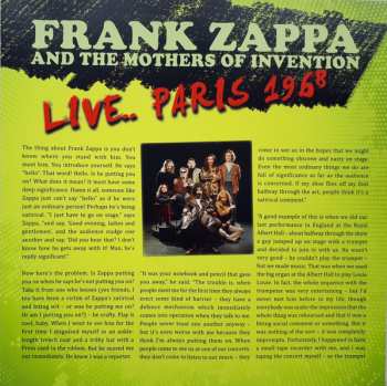 LP Frank Zappa: Live.. Paris 1968