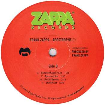 LP Frank Zappa: Apostrophe (')