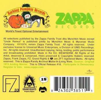 LP Frank Zappa: Apostrophe (')