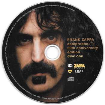 5CD/Coffret/Blu-ray Frank Zappa: Apostrophe (') DLX | LTD