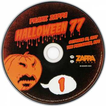 3CD Frank Zappa: Halloween 77