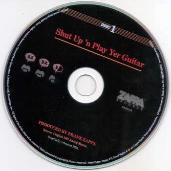 2CD Frank Zappa: Shut Up 'N Play Yer Guitar