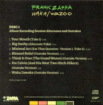 4CD/Coffret/Blu-ray Frank Zappa: Waka/Wazoo DLX