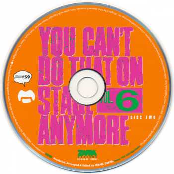 2CD Frank Zappa: You Can't Do That On Stage Anymore Vol. 6