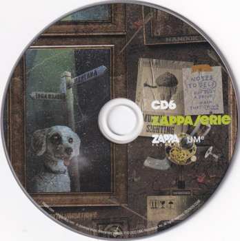6CD/Coffret Frank Zappa: Zappa/Erie LTD