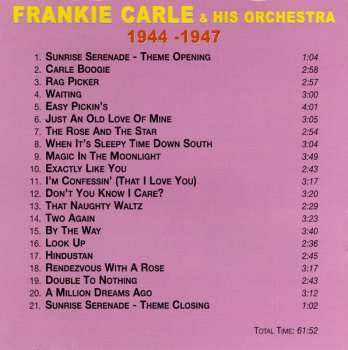 CD Frankie Carle And His Orchestra: 1944-1947