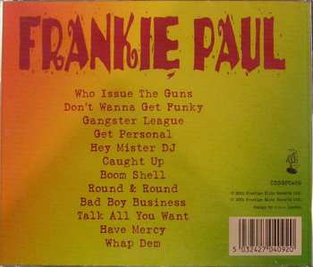 CD Frankie Paul: Don't Wanna Get Funky