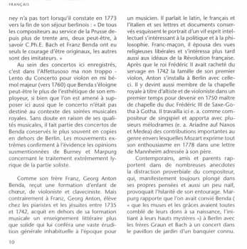 CD František Benda: Concerti