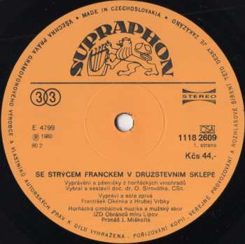 LP František Okénka: Se Strýcem Franckem V Družstěvním Sklepě