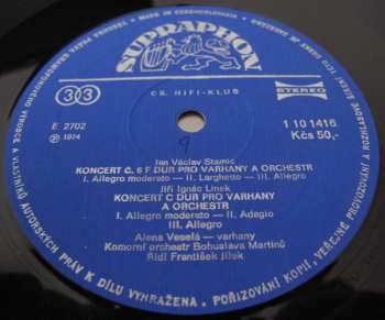 LP Jan Václav Antonín Stamic: Varhanní Koncerty