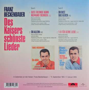 EP Franz Beckenbauer: Des Kaisers Schönste Lieder CLR | LTD