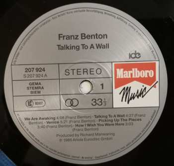 LP Franz Benton: Talking To A Wall