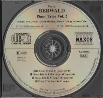 CD Franz Berwald:  Piano Trios Vol. 2
