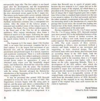 CD Franz Berwald:  Piano Trios Vol. 2