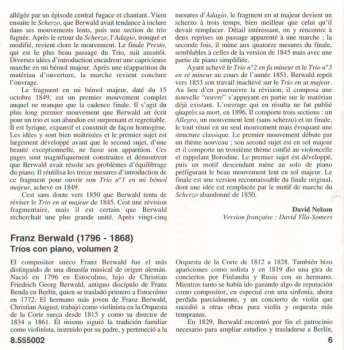 CD Franz Berwald:  Piano Trios Vol. 2