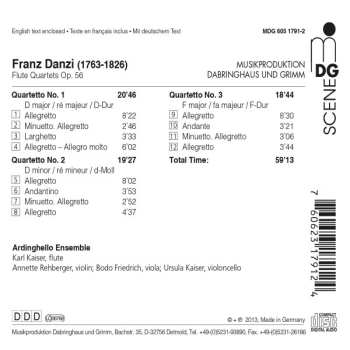 CD Franz Danzi: Flute Quartets, Op. 56
