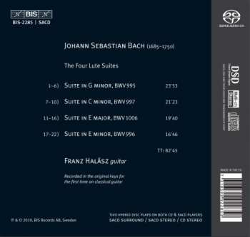 SACD Franz Halasz: J.S. Bach: The Lute Suites
