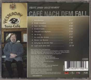 CD Franz Josef Degenhardt: Café Nach Dem Fall