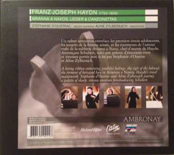 CD Joseph Haydn: Arianna A Naxos, Lieder & Canzonettas