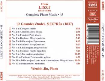 CD Franz Liszt: 12 Grandes Études (1837)