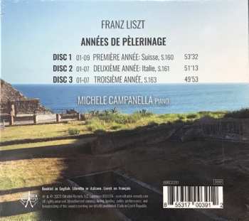3CD/Coffret Franz Liszt: Années de Pèlerinage
