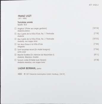3CD/Coffret Franz Liszt: Années De Pèlerinage - Complete Recording