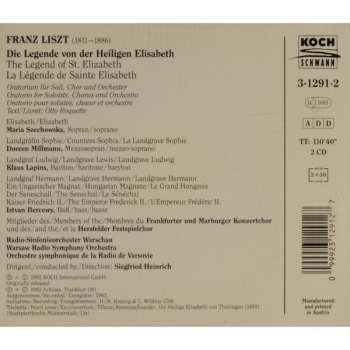 2CD Franz Liszt: Die Legende Von Der Heiligen Elisabeth