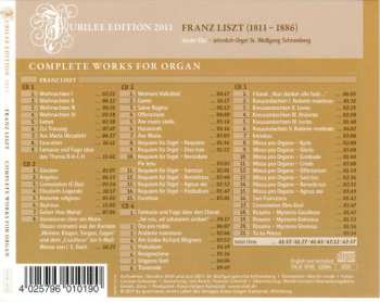 5CD/Coffret Franz Liszt: Jubilee Edition 2011 - Complete Works For Organ