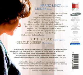 CD Franz Liszt: Lieder