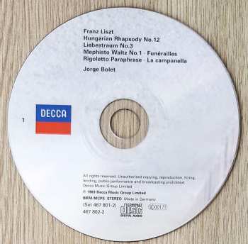 9CD/Coffret Franz Liszt: Piano Works = Œuvres Pour Piano = Klavierwerke