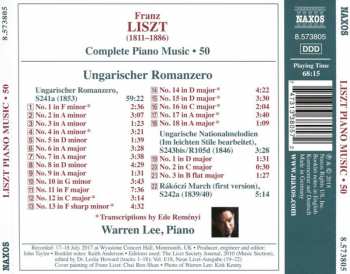 CD Franz Liszt: Ungarischer Romanzero