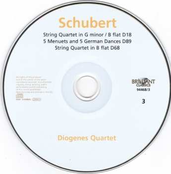 7CD/Coffret Franz Schubert: Complete String Quartets